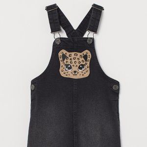 H&M Leopard Pocket Overall Dress